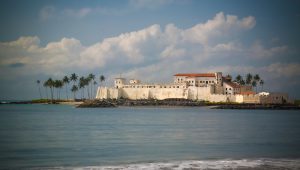 Elmina Castle in Ghana is listed as a UNESCO World Heritage Site.