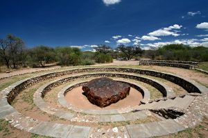 Hoba Meteorite in Namibia, der größte bekannte Meteorit der Erde